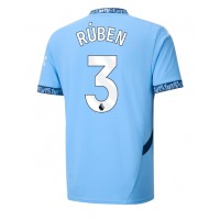 Echipament fotbal Manchester City Ruben Dias #3 Tricou Acasa 2024-25 maneca scurta